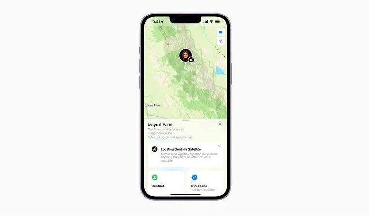泽库苹果14维修分享iPhone14系列中 FindMy功能通过卫星分享位置方法教程 