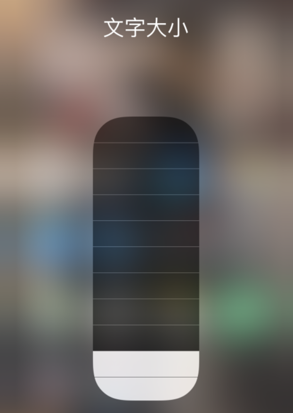 泽库苹果手机维修分享小技巧：在 iPhone 控制中心快速调节字体大小 