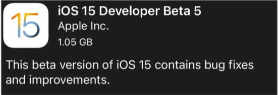 泽库苹果手机维修分享如何升级到iOS15.0 beta5 